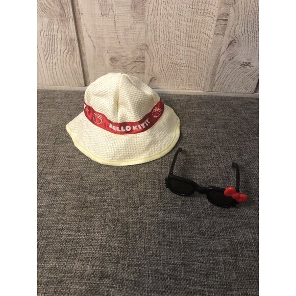 My Life Hello Kitty Doll Sized Accessories Sun Hat Black Sunglasses Replacement - Picture 1 of 4